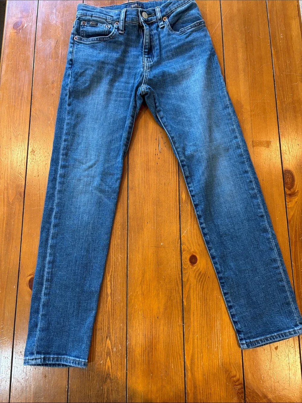 Polo Ralph Lauren Sullivan Slim Blue Jeans Boys Size 12 EUC